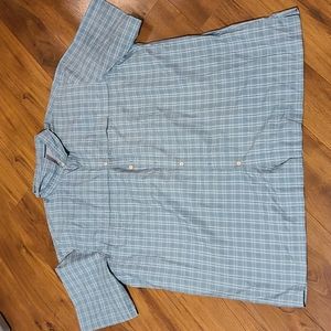 Plaid Short Sleeve Button Down